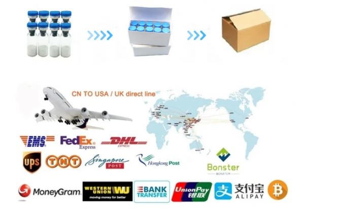 근육 성장 티모신 베타 4 99% TB 500 5 마그네슘 / 물약병 CAS : 77591-33-4 2